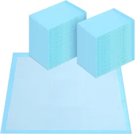 Super Absorbent Waterproof Dog and Puppy Pet Training Pad, Housebreaking Pet Pad, 150-Count Small-Size, 22"x22", Blue