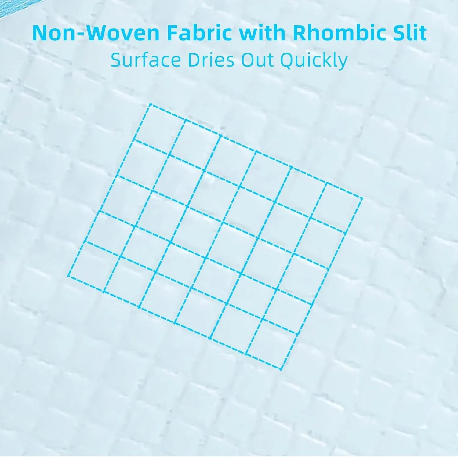 Super Absorbent Waterproof Dog and Puppy Pet Training Pad, Housebreaking Pet Pad, 150-Count Small-Size, 22"x22", Blue