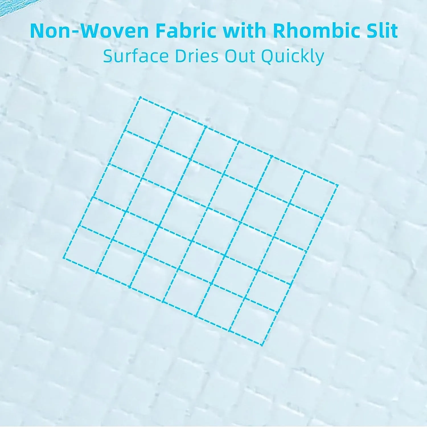 Super Absorbent Waterproof Dog and Puppy Pet Training Pad, Housebreaking Pet Pad, 40-Count Extra Middle-Size, 30X30, Blue