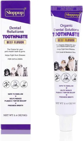 Toothpaste | Teeth Cleaning and Fresh Breath Dental Care for Beaglier and Other Mixed Breed Dogs | Soothes Inflamed Gums | Safe for Puppies | Vet Formulated 1 Pack (2.4 OZ)