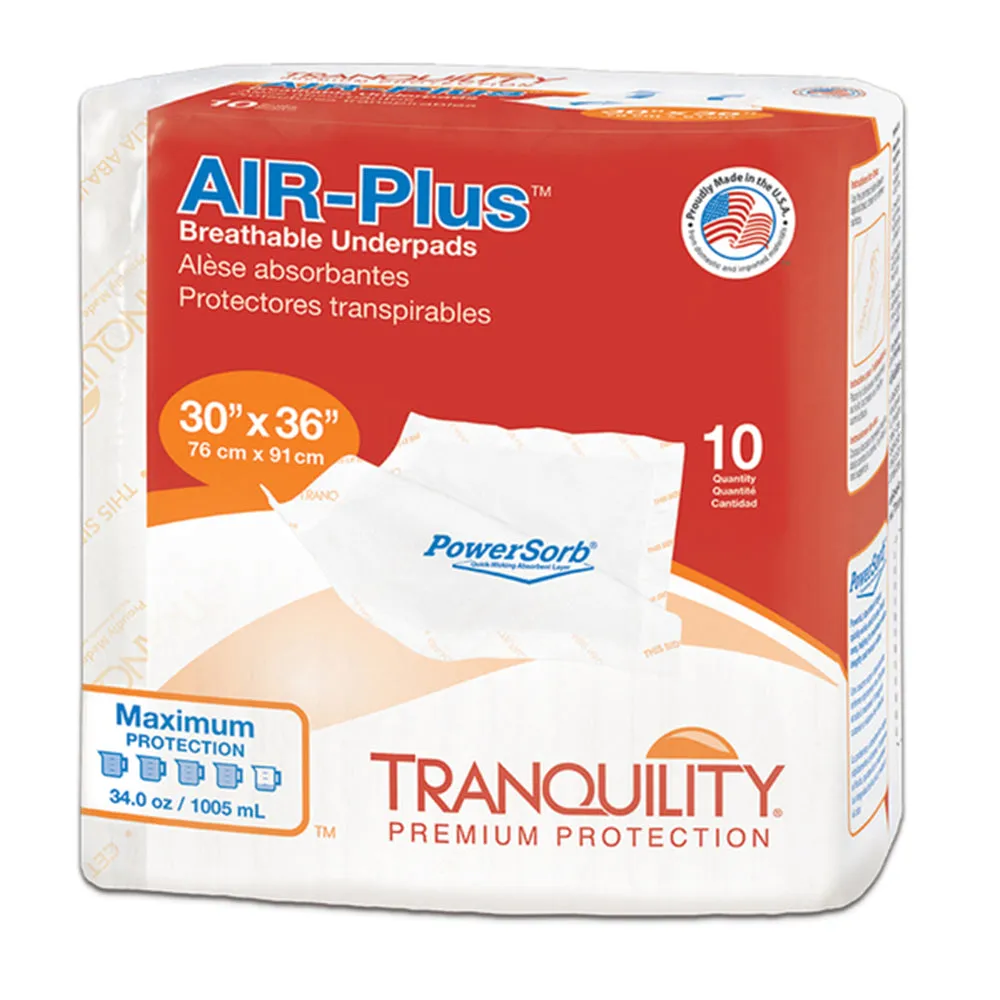 Tranquility AIR-Plus Underpads