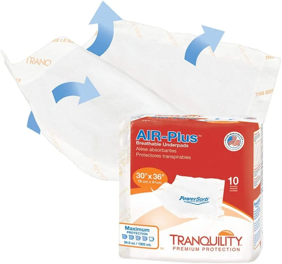 Tranquility AIR-Plus Underpads
